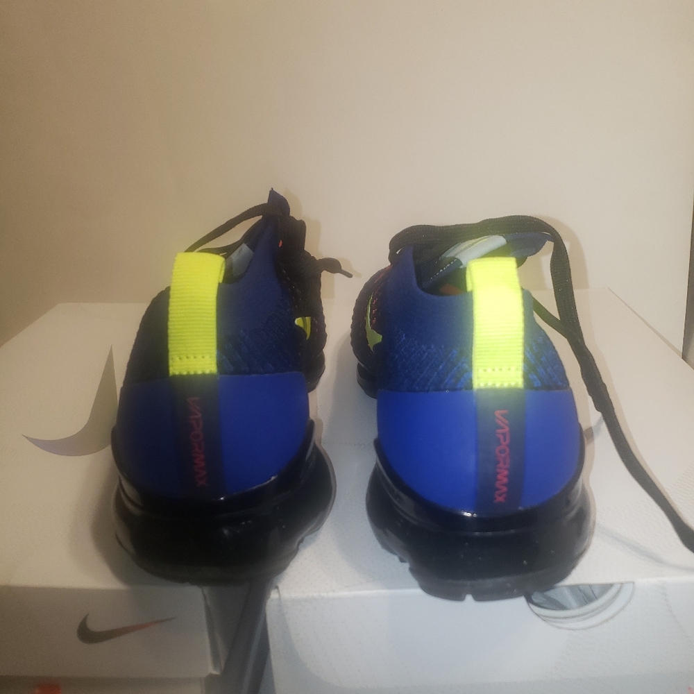Nike Air VaporMax Flyknit 3 Deep Royal Volt - Picture 6 of 16